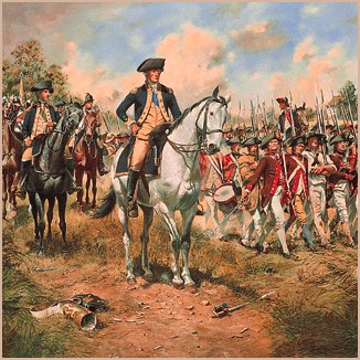 Washington khi còn phục vụ trong quân đội